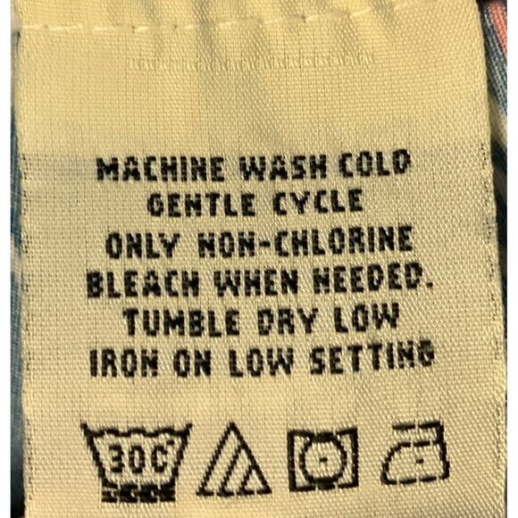 Cooke Street Size XL Extra Large Button Aloha Shirt Blue Red Wave Ocean EUC - Picture 6 of 7